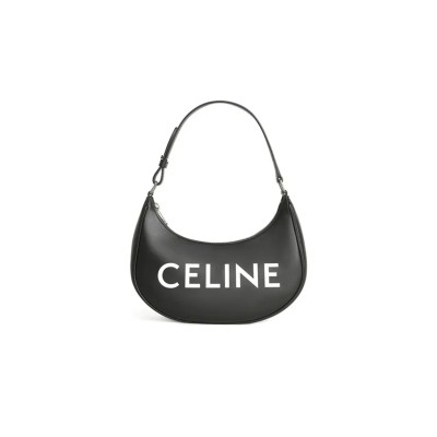 CELINE MEDIUM AVA TRIOMPHE BAG IN PRINTED SMOOTH CALFSKIN LEATHER 193953DEE.38SI (23*14*7cm)